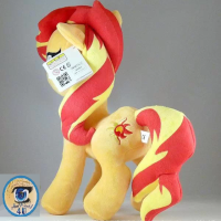 My little Pony knuffel Sunset Shimmer +/- 30cm  (doet niet mee met het knuffel pakket)